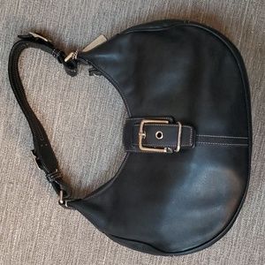 Coach Black Leather Hobo